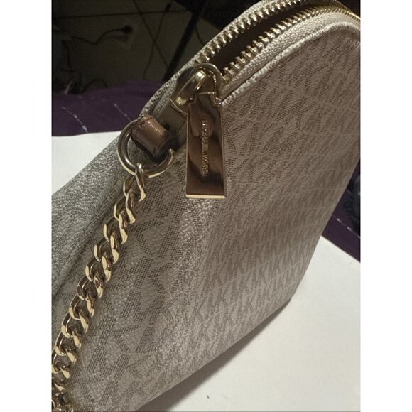 Michael Kors Medium Dome Signature Crossbody Bag Logo Shoulder Bag Purse - Picture 5 of 6